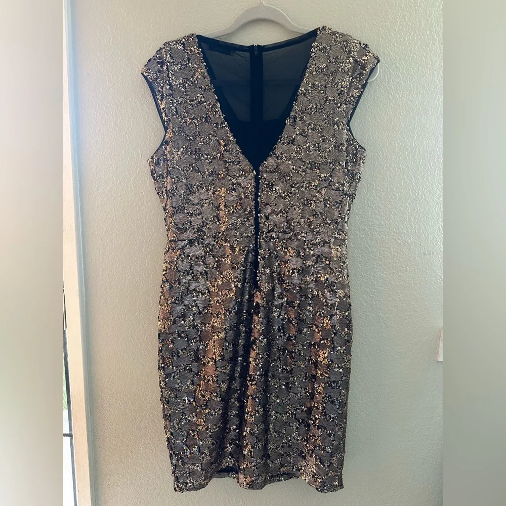 ASOS Gold Sequin Dress - Picture 2 of 11